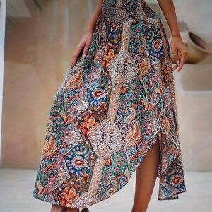 NEW Paisley Maxi Skirt